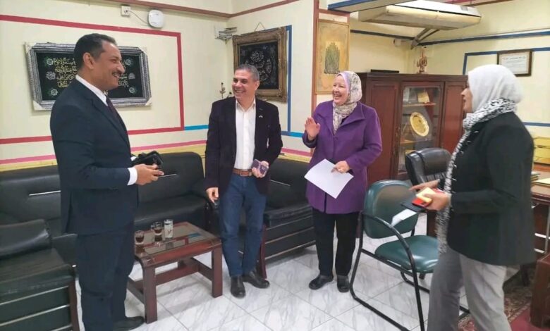 وكيل وزارة التربية والتعليم ببني سويف تستقبل مدير عام الإدارة العامة للتفتيش والرقابة