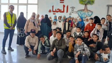 زيارة ميدانية لطلاب مدارس  الشرقية لمحطة مياه العباسة 