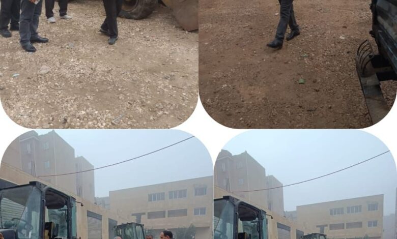 حملات لرفع الاشغالات فى منيا القمح