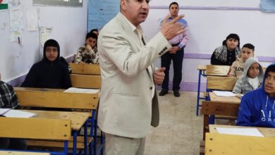 قام محمد رمضان غريب وكيل اول وزارة التربية والتعليم بمحافظة الشرقية بجولة تفقدية لمتابعة سير اعمال امتحانات النقل للفصل الدراسي الأول
