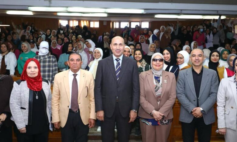 ندوة : أصبوحة وطن بالتربيةالرياضيةبنات بجامعة الزقازيق