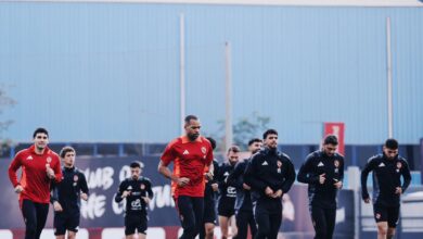الاهلى فى معسكر مغلق قبل مواجه بتروجت مساء غد