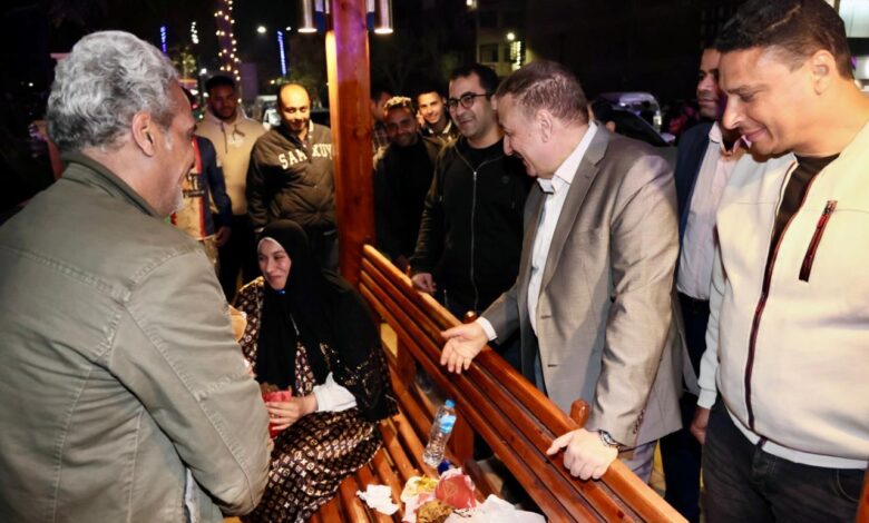 محافظ المنوفية يفتتح أعمال تطوير وتجميل قطاع ثالث جديد بكورنيش شبين الكوم