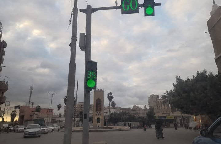 تطوير وتركيب ٨٧ كاميرا مراقبة و٢٤ إشارة ذكية في ٨ ميادين رئيسية بكفر الشيخ