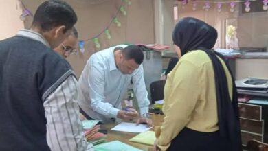 التواجد الدائم للعاملين بالمركز التكنولوجي لإنهاء ملفات التصالح بشبين الكوم