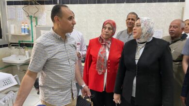 وكيل الصحة بالشرقيةيتفقد مركزطب الأسرة بصافور ديرب نجم