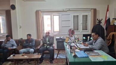 إجتماع إسبوعى برؤساء الوحدات المحلية القروية بمركز تلا