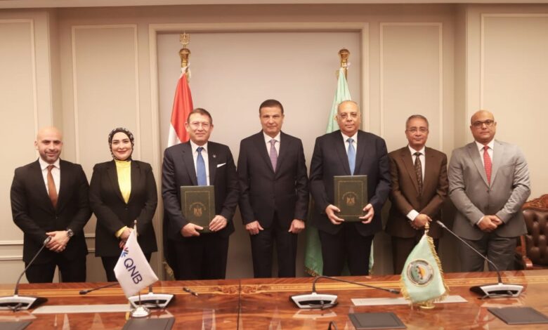 توقيع بروتوكول تعاون بين مركز بحوث الصحراء وبنك QNB مصر لتنمية الزراعة في سيناء