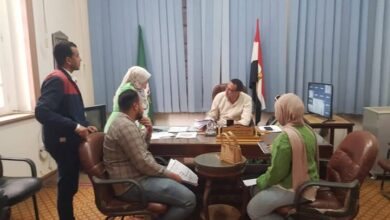 معاينة لجميع الأراضى المستردة بشبين الكوم