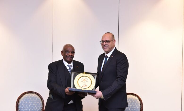 وزير العمل يناقش مع نظيره السوداني تفعيل التعاون المشترك وتبادل الخبرات