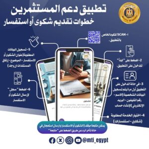  ما تريد معرفته من معلومات عن "تطبيق دعم المستثمرين " الخاص باستقبال شكاوى واستفسارات المستثمرين الصناعيين والرد عليها وحلها بالتنسيق مع هيئات وزارة الصناعة