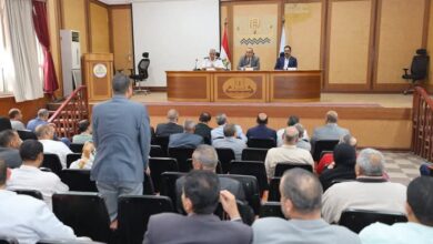 تنفيذ إزالة التعديات على الأراضي الزراعية وأملاك الدولة والبناء المخالف بكفر الشيخ