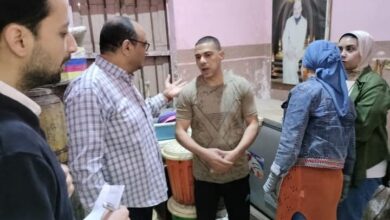 ضبط 500 كجم من الأسماك واللحوم مجهولة المصدر بمراكز  كفرالشيخ