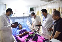 وزير الصحة يتفقد مستشفى الحمام المركزي بمحافظة مطروح