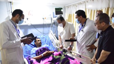 وزير الصحة يتفقد مستشفى الحمام المركزي بمحافظة مطروح