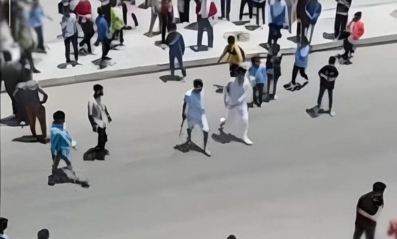 القبض على شخص تعدى على آخرين بإستخدام سـ.ـلاح أبيض بمركز شرطة السادات