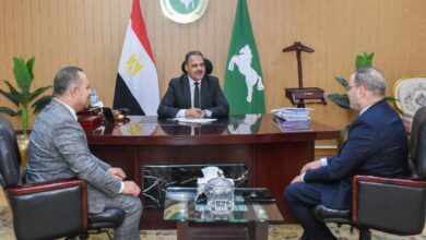  محافظ الشرقية يستقبل رئيس جهاز تنمية المشروعات