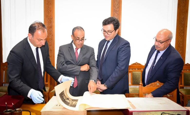 وزير الخارجية يستقبل وزير الثقافة التطلع لتعزيز التعاون بين والزارة ودار الكتب والوثائق