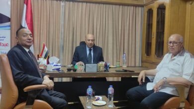 رئيس حزب الأحرار الإشتراكيين يزور مقر حزب حقوق الانسان والمواطنه
