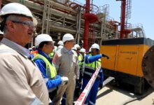 وزير البترول يتفقد استعدادات وتجهيزات ميناء سونكر لاستقبال سفينة "Energos Power"