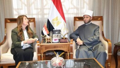 وزير الأوقاف :يستقبل السفيرة الأمريكية لدى مصر