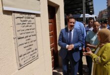 محافظ المنوفية يفتتح السوق الحضاري الجديد بمنطقة سيدي خميس بطاقة 36 محل