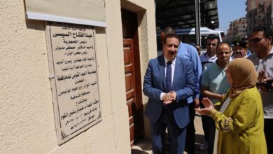 محافظ المنوفية يفتتح السوق الحضاري الجديد بمنطقة سيدي خميس بطاقة 36 محل