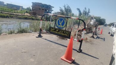 محافظ كفرالشيخ يوجه بإصلاح انهيار جزئي بطريق دسوق/بسيون