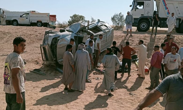 وفاة مدير أمن الوادي الجديد في حادث أليم بالمنيا و إصابة اثنين من أفراد الشرطة