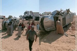 وفاة مدير أمن الوادي الجديد في حادث أليم بالمنيا و إصابة اثنين من أفراد الشرطة