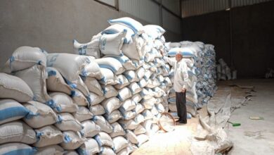 ضبط (٧٠ طن) سمسم مجهول المصدر ببلبيس