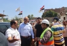محافظ القليوبية يتفقد محطة معالجة صرف صحي نامول بطوخ