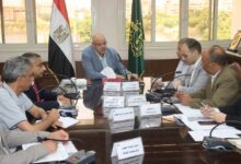محافظ القليوبية : تطوير طريق الجمهورية بأبو زعبل وشارع أحمد عرابي بغرب شبرا الخيمة