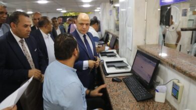 محافظ كفرالشيخ يتابع انتظام العمل بالمركز التكنولوجي بالحامول