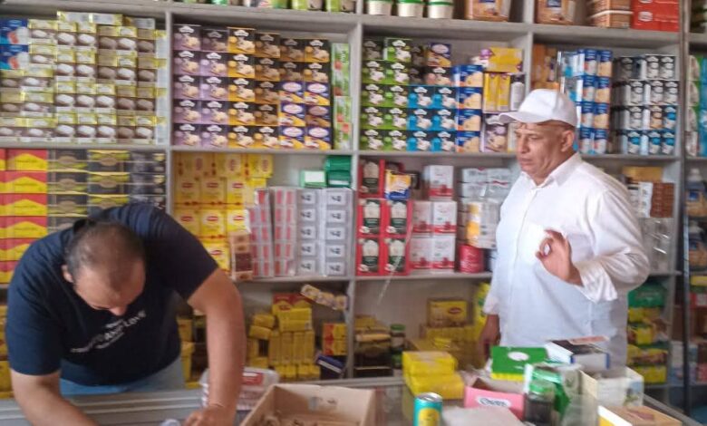 حملة تموينية للرقابة والتفتيش علي المطاعم والمحلات التجارية بمركز مطوبس
