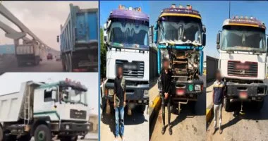 ضبط سائقو النقل الثلاثة أصحاب فيديو السباق على أحد طرق 6 أكتوبر