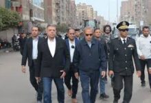 محافظ القليوبية يقود حملة إشغالات مكبرة بشارع 15 مايو بمحور العصار