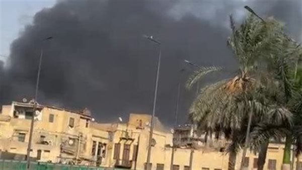 نشوب حريق بسوق الترجمان خلف شارع الصحافة بحي بولاق أبو العلا