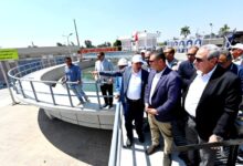 وزير الإسكان ومحافظ الغربية بتفقدان محطة معالجة صرف صحي زفتى