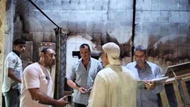 محاضر متنوعه بمخابز قلين