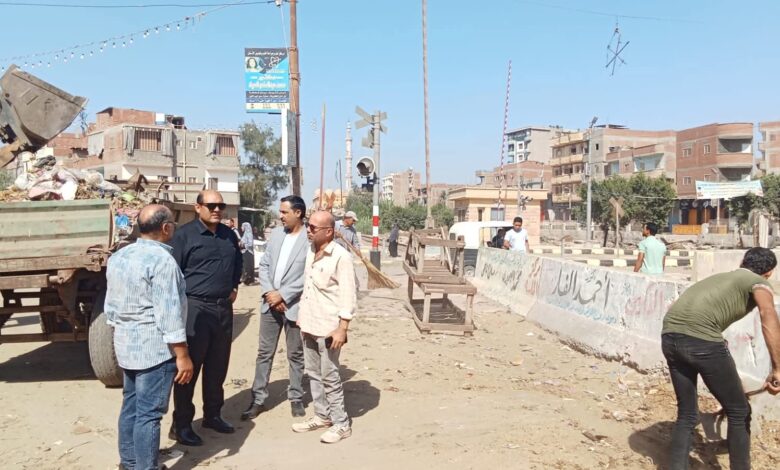 رئيس مدينة دسوق بجولة ميدانية بقرى المركز