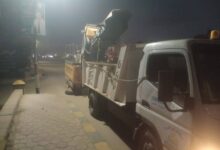 رئيس مدينةقلين يتابع رفع كفاءة جميع مداخل ومخارج المدينة والمستشفى المركزي وقلين البلد