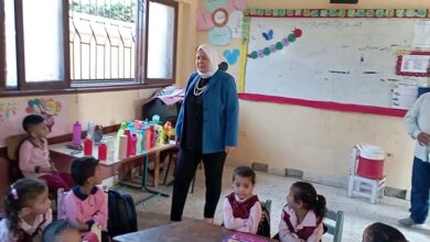 وكيل وزارة التعليم تتفقد مدرستي الزرابي الابتدائية والدوية الاعدادية ببنى سويف