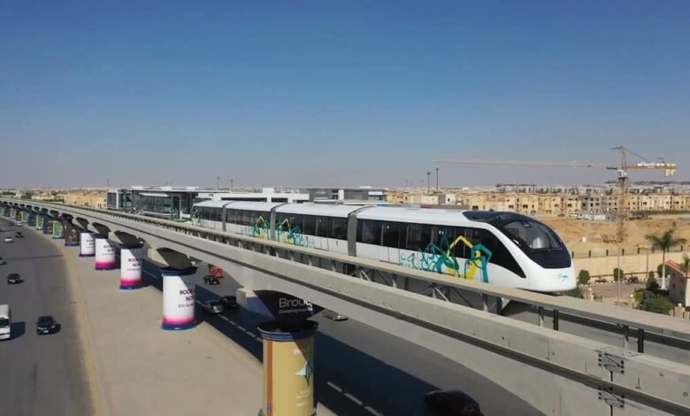 تشغيل تجريبي لمونوريل شرق النيل بدون ركاب