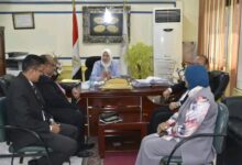 وكيل تعليم بني سويف تستقبل مدير الإدارة العامة للأزمات والكوارث بالوزارة