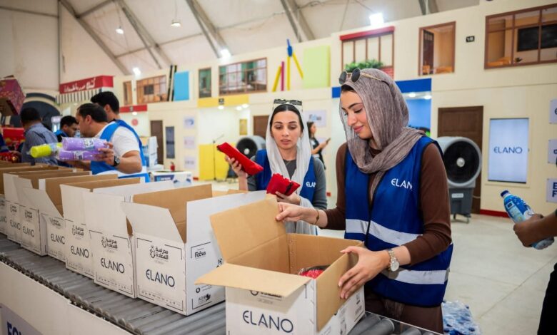 «مياه إيلانو» تشارك في النسخة الثالثة من «مدرسة السعادة» ضمن مبادرة 30 ألف كرتونة مستلزمات مدرسية