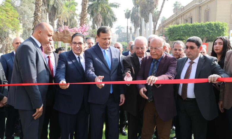 وزير الزراعة ورئيس جامعة القاهرة يفتتحان معرض كلية الزراعة للبساتين في نسخته الأولى 2025