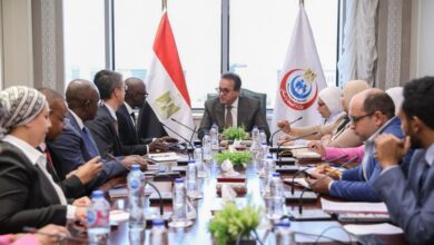 وزير الصحة يستقبل نائب رئيس البنك الدولي لمنطقة الشرق الأوسط وشمال إفريقيا