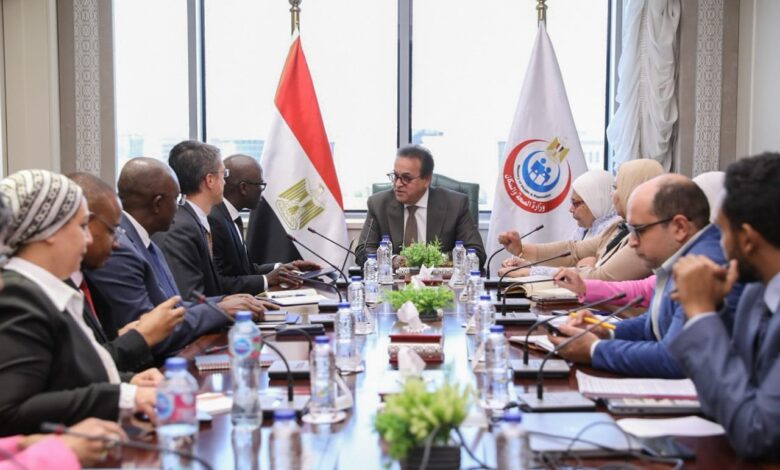 وزير الصحة يستقبل نائب رئيس البنك الدولي لمنطقة الشرق الأوسط وشمال إفريقيا