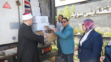 السكرتير العام المساعد ببنى سويف يُشرف على استلام 2طن لحوم لتوزيعها على الأسر  الأولى بالرعاية
